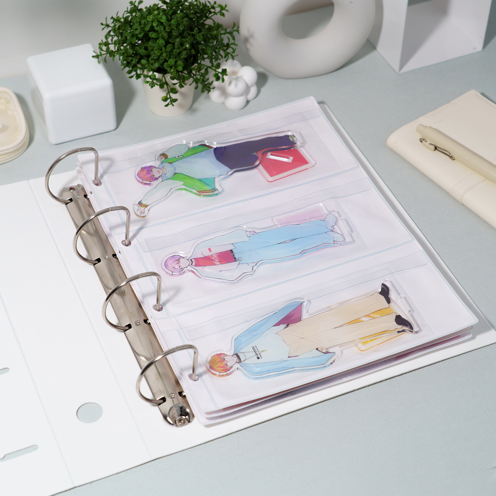 アクスタを美しく見せる白台紙