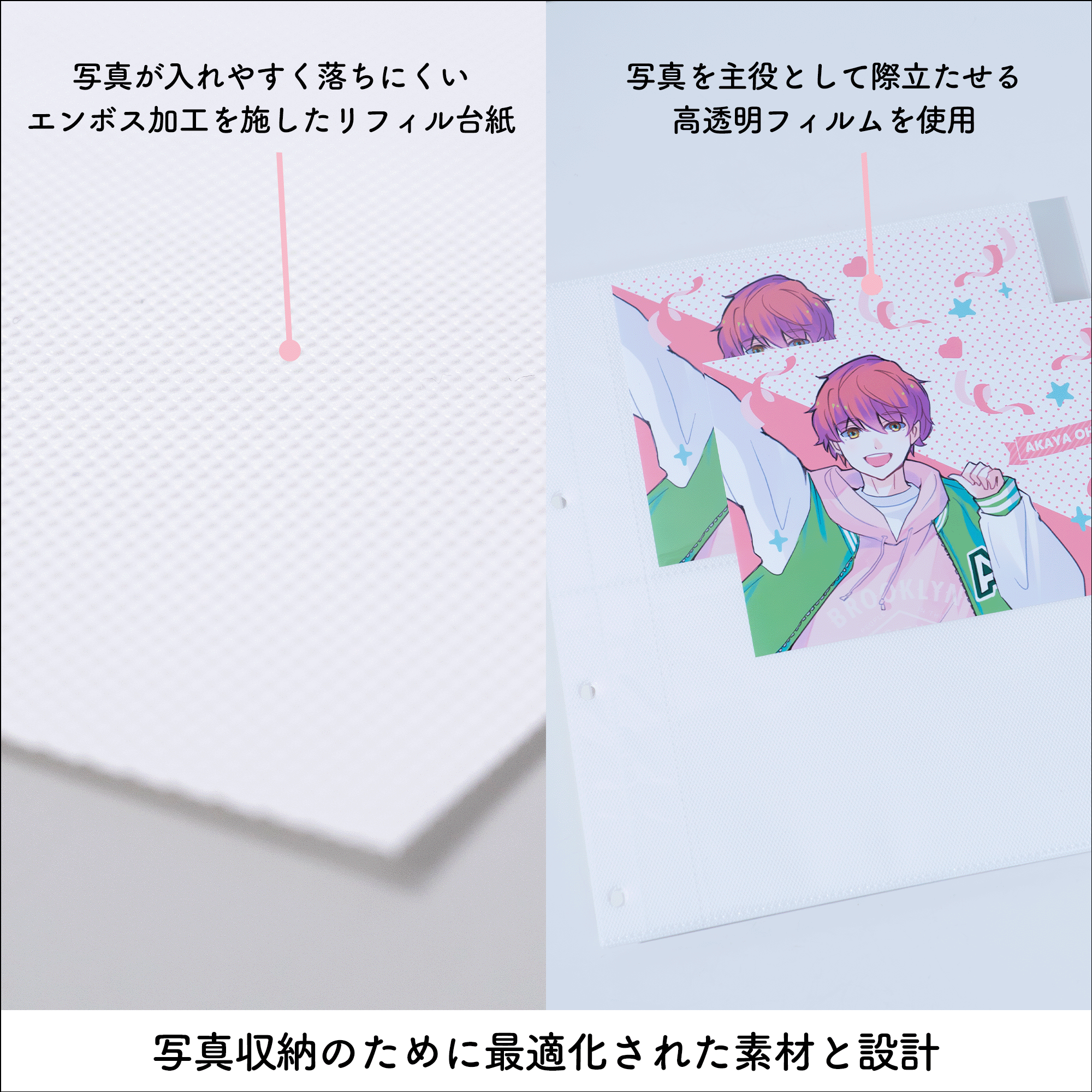 イレール アルバムリフィル 2ポケット（両面） 2L判
