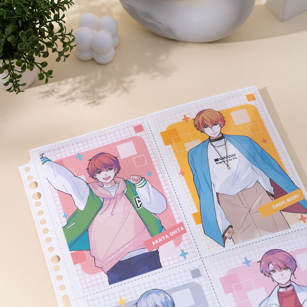 イレールバインダーリフィル 4ポケット(両面)ポストカード用