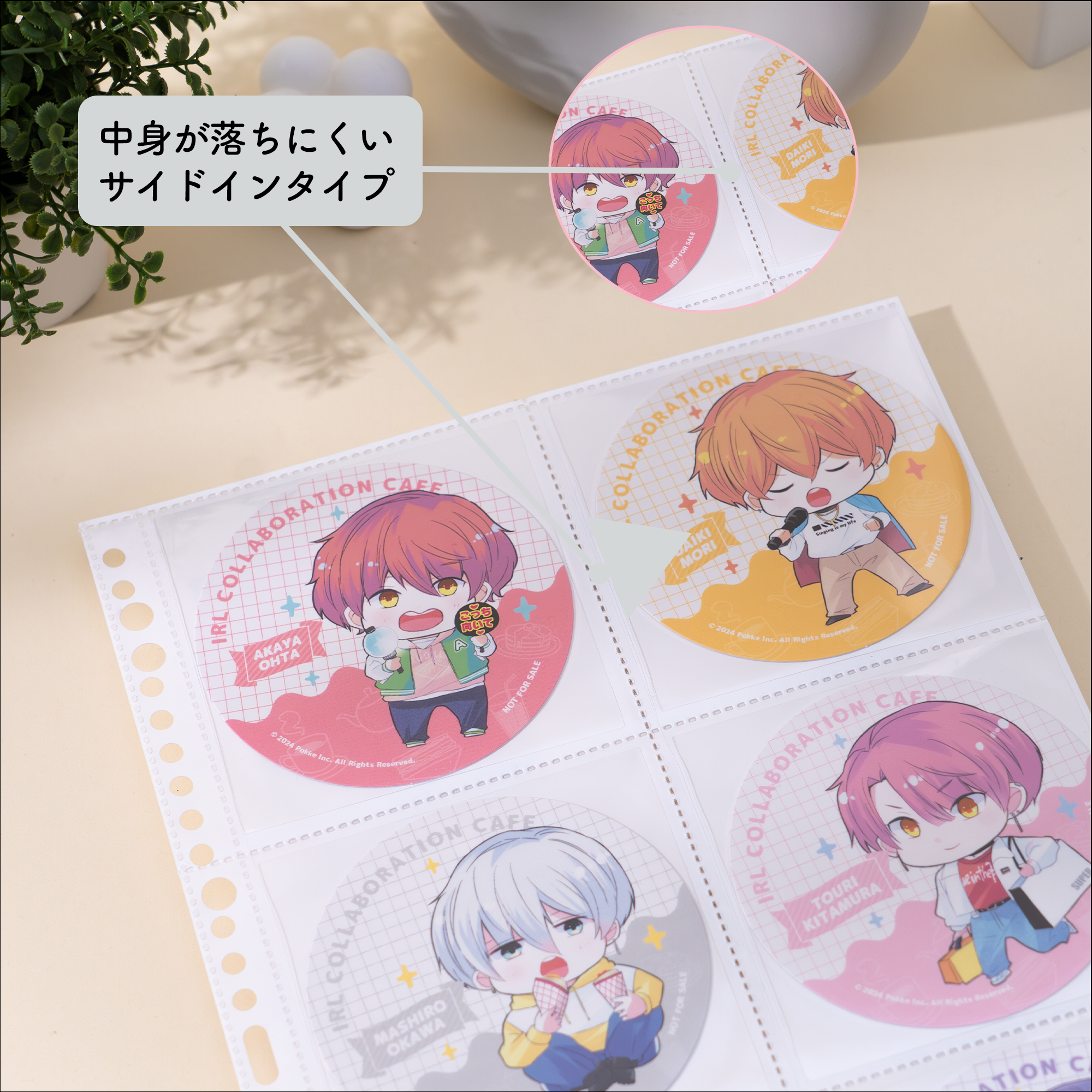 イレールバインダーリフィル 6ポケット(両面)ましかくフォト・コースター用