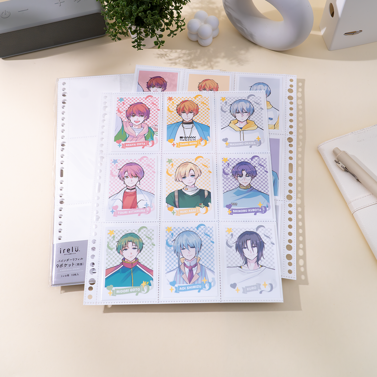 イレールバインダーリフィル 9ポケット(両面)トレカ用