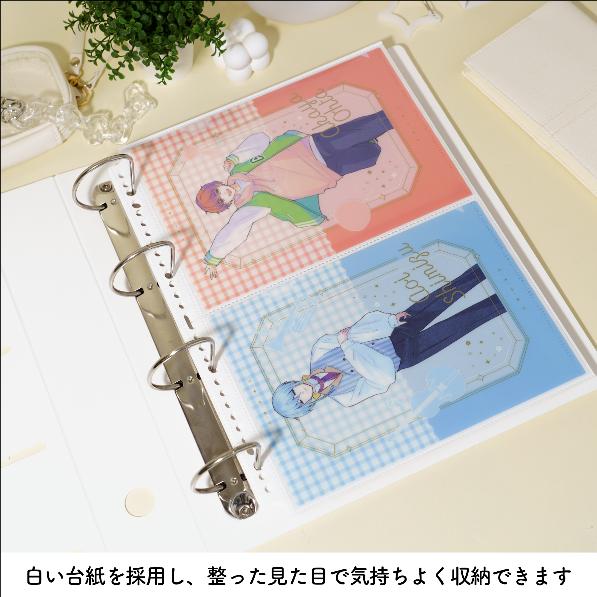 イレールバインダーリフィル 2ポケット(両面) A5クリアファイル用