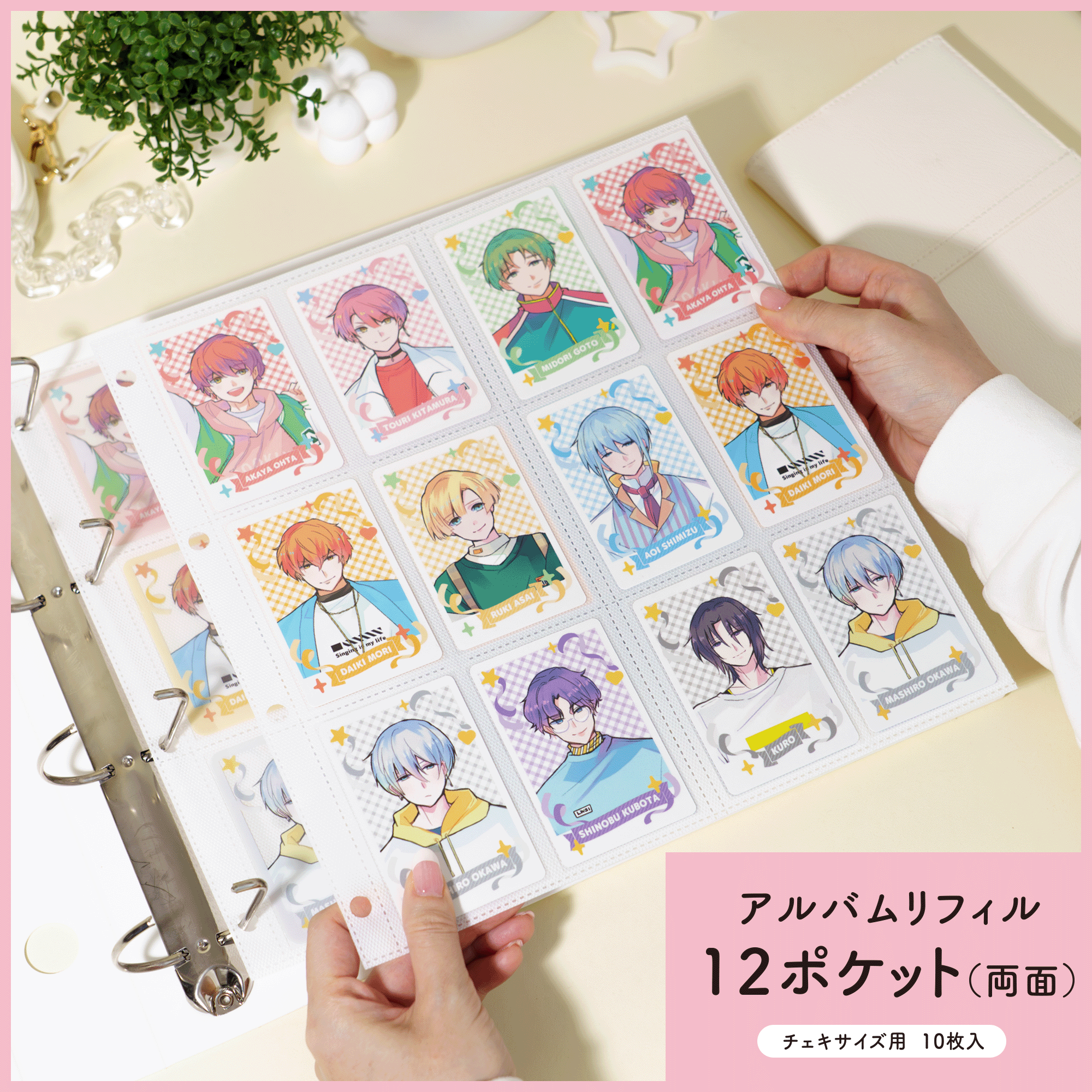 イレールアルバムリフィル 12ポケット チェキ用