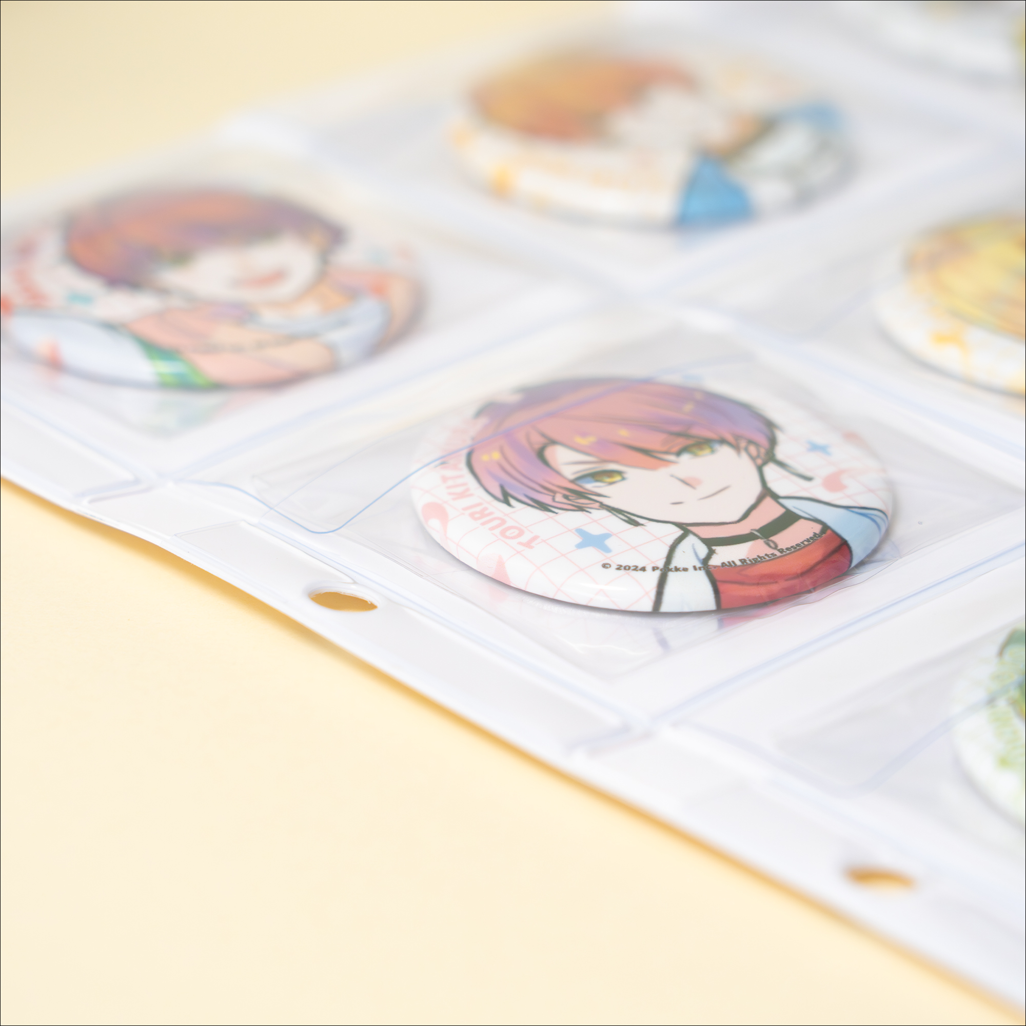 厚みのあるグッズに対応する丈夫なPVC素材