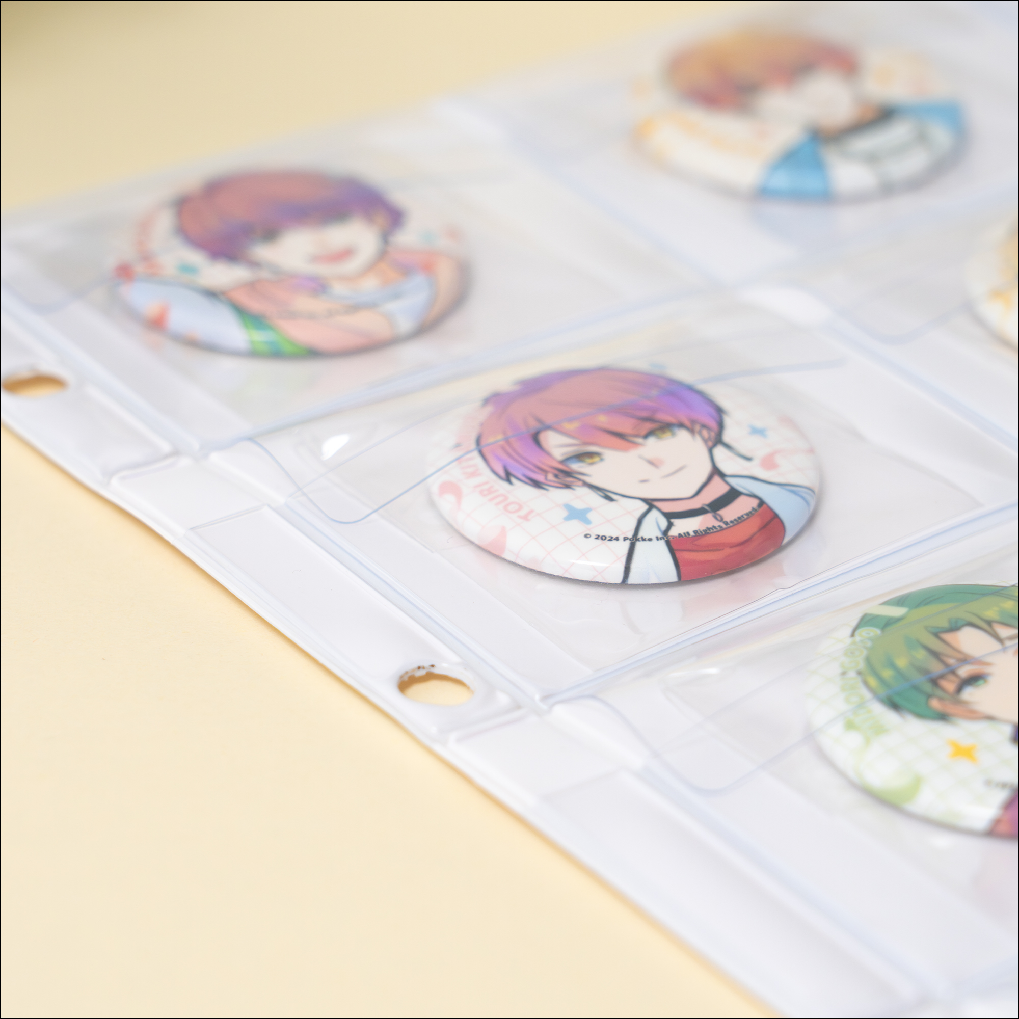 厚みのあるグッズに対応する丈夫なPVC素材