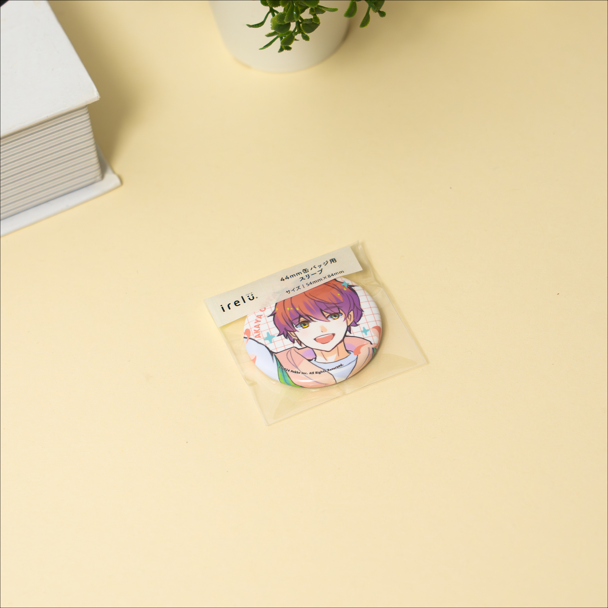 イレールスリーブ 44mm缶バッジ用